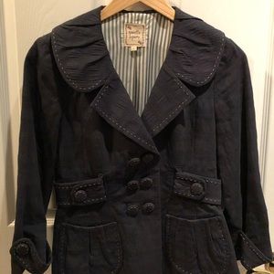 Nanette Lepore Navy Jacket s4